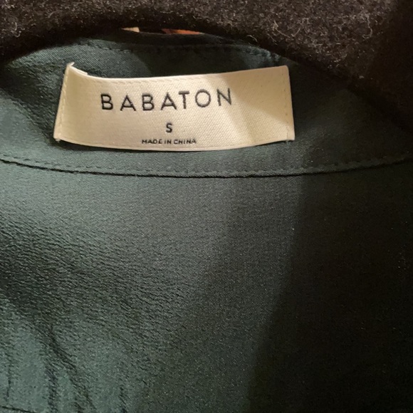 Babaton Chiffon Dress Shirt - Picture 2 of 4